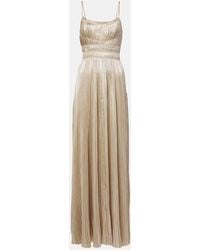 Ulla Johnson - Reine Plisse Satin Gown - Lyst