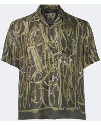Gucci - Printed Silk Twill Bowling Shirt - Lyst
