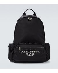 Dolce & Gabbana Sac a dos a logo - Noir