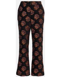 La DoubleJ - Gerade Hose Rosette Aus Jacquard - Lyst
