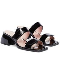 NODALETO - Bulla Sl 45 Patent Leather Sandals - Lyst