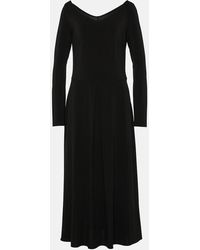 Max Mara - Valido Pleated Jersey Maxi Dress - Lyst