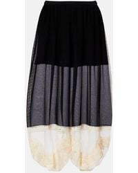 Zimmermann - Roselight Cotton And Silk Balloon Pants - Lyst