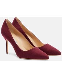 Manolo Blahnik - Bb 90 Wool Pumps - Lyst
