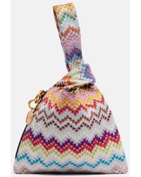 Missoni - Zigzag Small Jacquard Top-Handle Bag - Lyst