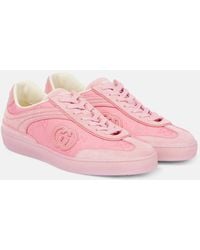 Gucci - G75 Sneaker, Suede - Lyst