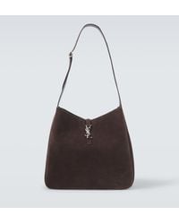 Saint Laurent - Le 5 A 7 Maxi Suede Shoulder Bag - Lyst