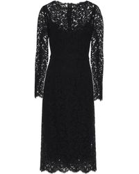 Dolce & Gabbana Lace Dress - Negro