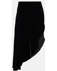 Alaïa - Gonna Midi Asimmetrica - Lyst