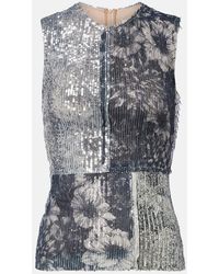 Maison Margiela - Sequined Patchwork Top - Lyst
