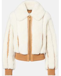 Zimmermann - Story Shearling Bomber Jacket - Lyst