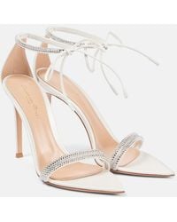 Gianvito Rossi - Bridal Montecarlo 105 Embellished Sandals - Lyst