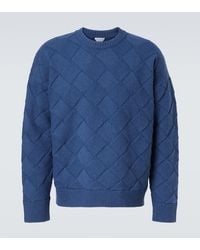 Bottega Veneta - Intreccio Wool-Blend Sweater - Lyst