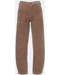 FRAME - Ranger Cotton-Blend Corduroy Wide-Leg Pants - Lyst