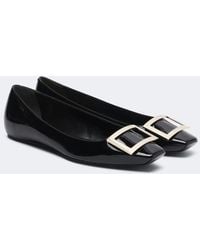 Roger Vivier - Trompette Patent Leather Ballet Flats - Lyst