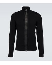 Moncler - Cardigan aus wolle - Lyst