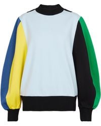 Loewe Colorblock Cotton Piqué Sweatshirt - Multicolour