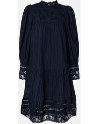 Ulla Johnson - Minikleid Aus Spitze Und Baumwolle - Lyst