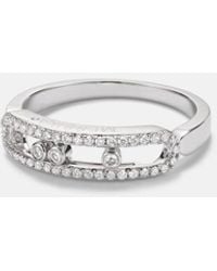 Messika - Baby Move 18Kt Ring With Diamonds - Lyst