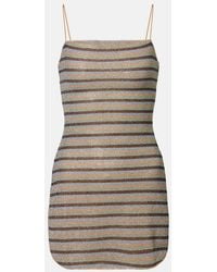 Oséree - Lumiere Striped Minidress - Lyst