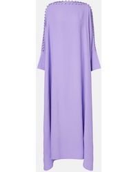 ‎Taller Marmo - Mila Off-Shoulder Crepe Cady Kaftan - Lyst
