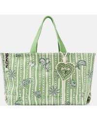 ALÉMAIS - Bedruckte Tote Lula Large Aus Canvas - Lyst