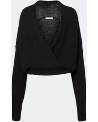 AYA MUSE - Kena Wrap Cotton Top - Lyst