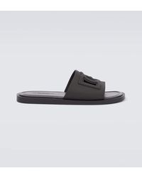 Dolce & Gabbana - Rubber Slides - Lyst