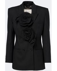 Blumarine - Floral-Applique Blazer - Lyst
