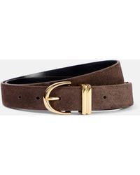 Khaite - Bambi Suede Belt - Lyst