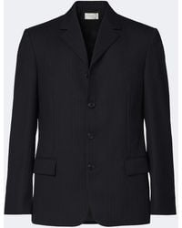 The Row - Reda Chalk Stripe Wool Suit Jacket - Lyst