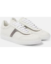 Brunello Cucinelli - Verzierte Sneakers Monili Aus Leder - Lyst