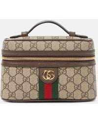 Gucci - Schultertasche Ophidia Mini Mit Leder - Lyst