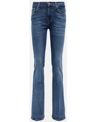 7 For All Mankind - Mid-rise Bootcut Jeans - Lyst
