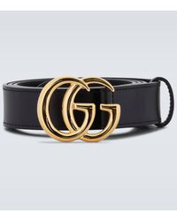 Gucci - Gg Marmont Leather Belt - Lyst