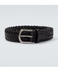 Giorgio Armani - Braided Leather Belt - Lyst
