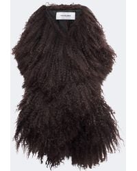 Yves Salomon - Shearling Scarf - Lyst