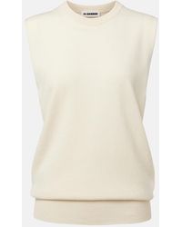 Jil Sander - Cashmere Sweater Vest - Lyst