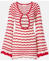 Bananhot - Rey Knitted Cotton-Blend Minidress - Lyst