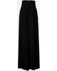 Max Mara - Elegante Cady Wide-Leg Pants - Lyst