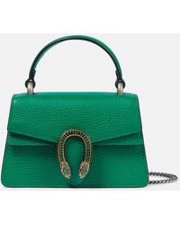 Gucci - Dionysus Mini Embellished Textured-leather Tote - Lyst