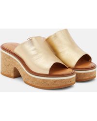 Robert Clergerie - Cessy Leather Mules - Lyst
