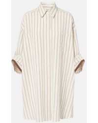 Brunello Cucinelli - Silk-Blend Shirt - Lyst
