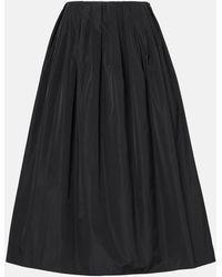 Jil Sander - Pleated Midi Skirt - Lyst