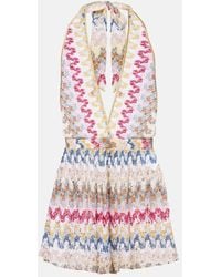 Missoni - Playsuit Aus Haekelstrick - Lyst