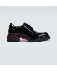 Christian Louboutin - Our Georges Leather Lace-Up Shoes - Lyst