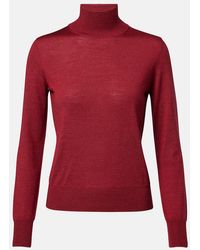 Carolina Herrera - Turtleneck Virgin Wool And Silk Sweater - Lyst