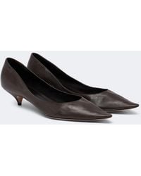 The Row - Liisa Three Leather Pumps - Lyst