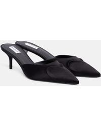 Alaïa - Le Cour 3D 55 Satin Mules - Lyst