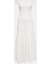 Gabriela Hearst - Veloso Linen And Silk Maxi Dress - Lyst